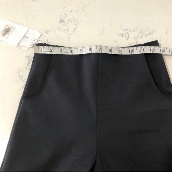 NEW MOSS STUDIO high rise crop black pants size:M. - Picture 2 of 13